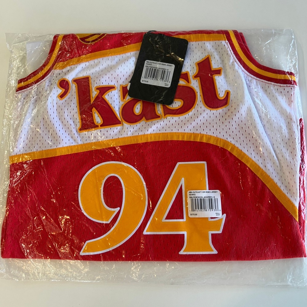 Mitchell & Ness Outkast x Atlanta Hawks Remix Jersey Re. New in Bag (S)